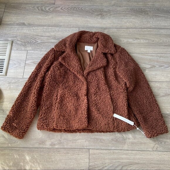 NWT Calson Fleece  Faux Shearling Jacket - Picture 4 of 13